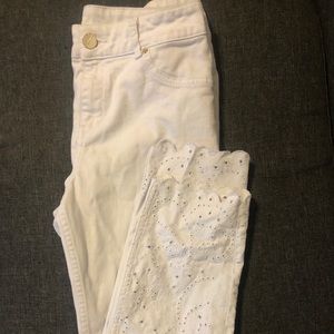 Ted Baker white cropped jeans size 28